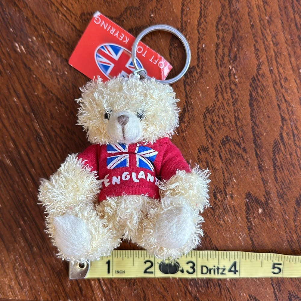 England Stuff Bear Key Ring - Picture 5 of 5